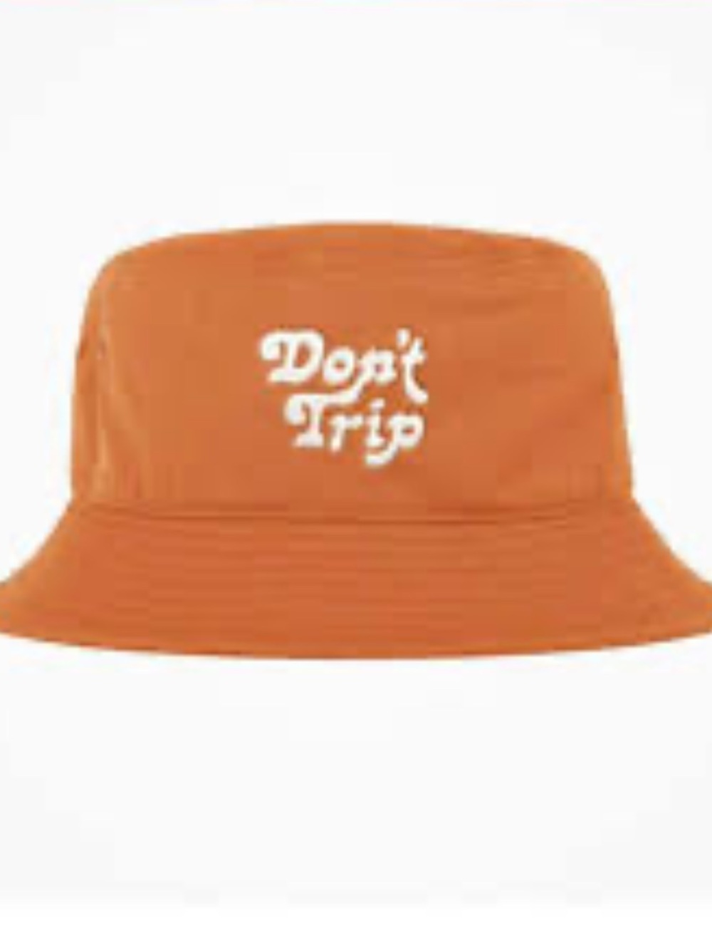 Free & Easy - Don't Trip Orange Bucket Hat - Unisex